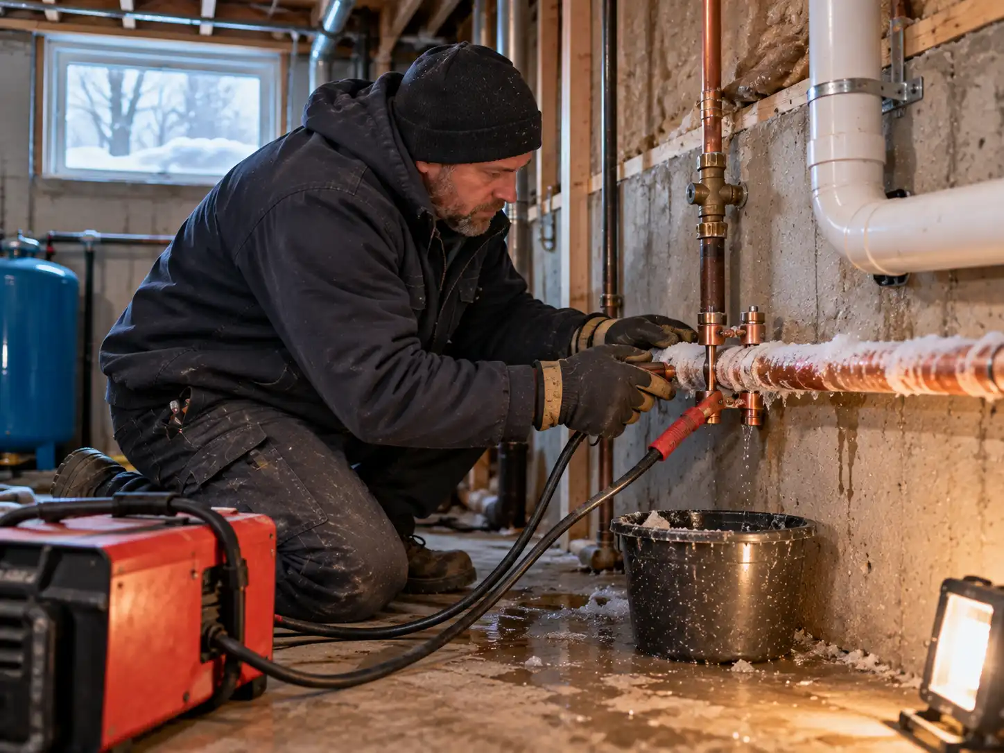 Cottage winterization plumbing and frozen well line service in Kawartha Lakes