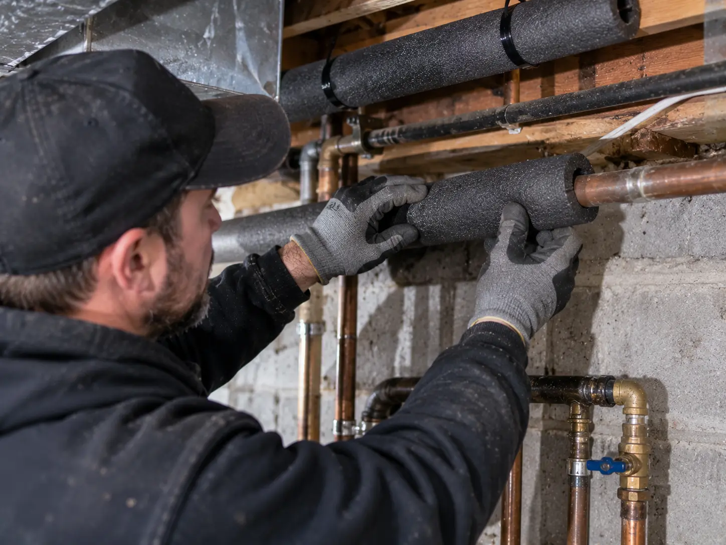 Licensed Kawartha Lakes plumber ready for frozen pipe thawing and burst pipe repair
